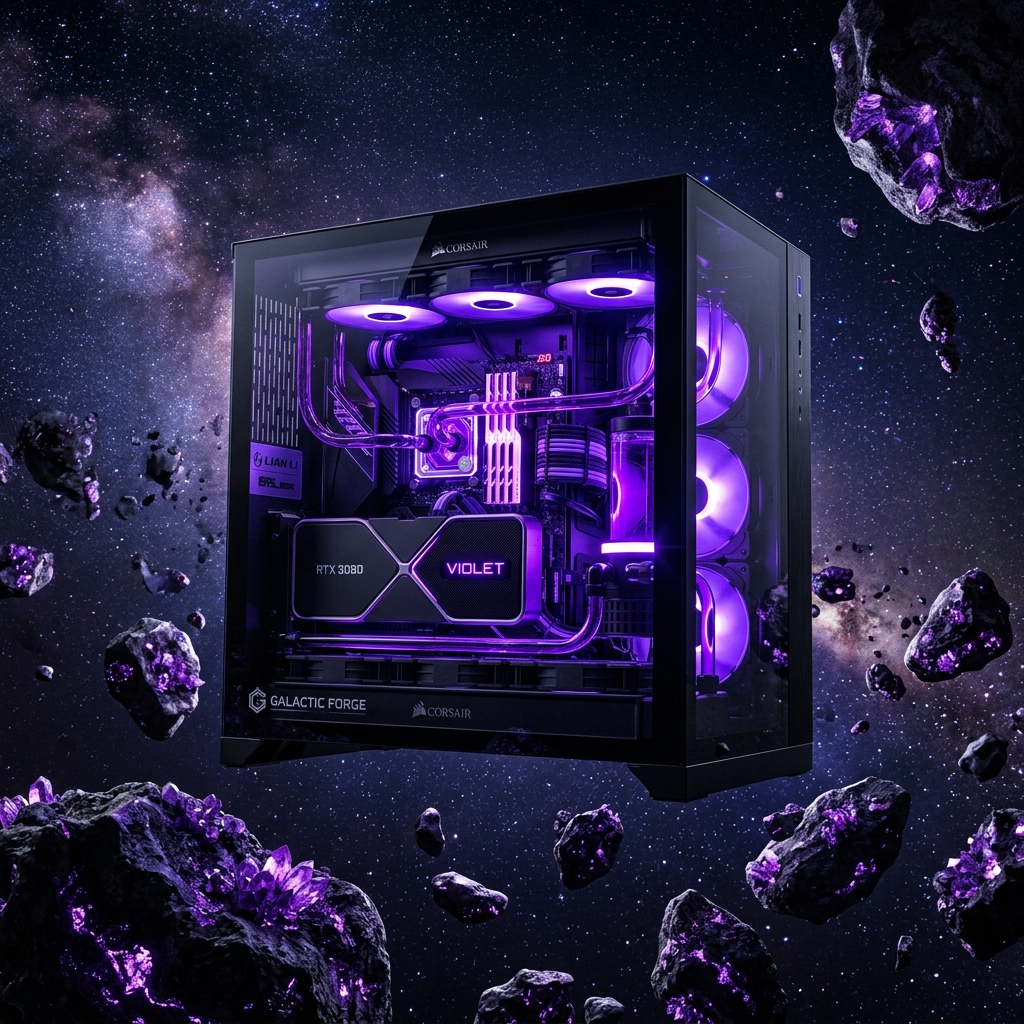 PC Gamer Titan Purple